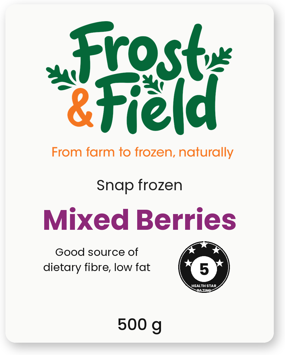 Frost & Field Mixed Berries, 500g (coming soon)