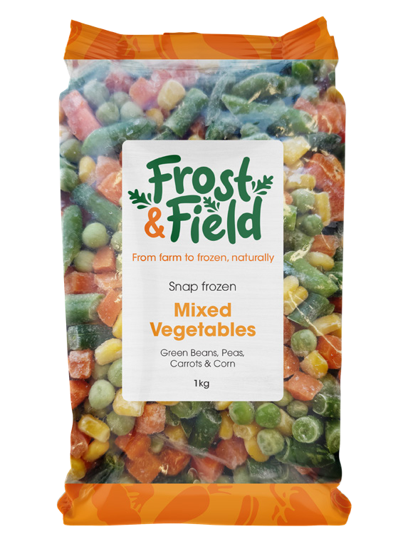 Frost & Field Mixed Vegetables, 1kg bag (coming soon)