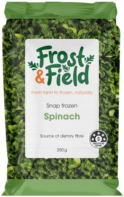 Frost & Field Snap Frozen Spinach, 250g